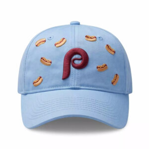 2026 Phillies Hatfield Frank Hot Dog Powder Blue Hat