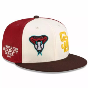 2026 World Tour Mexico City D-backs vs Padres Hat 3 2026 World Tour Mexico City D-backs vs Padres Hat