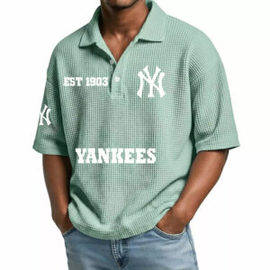 2026 Yankees EST 1903 Waffle T-Shirt 1 2026 Yankees EST 1903 Waffle T-Shirt
