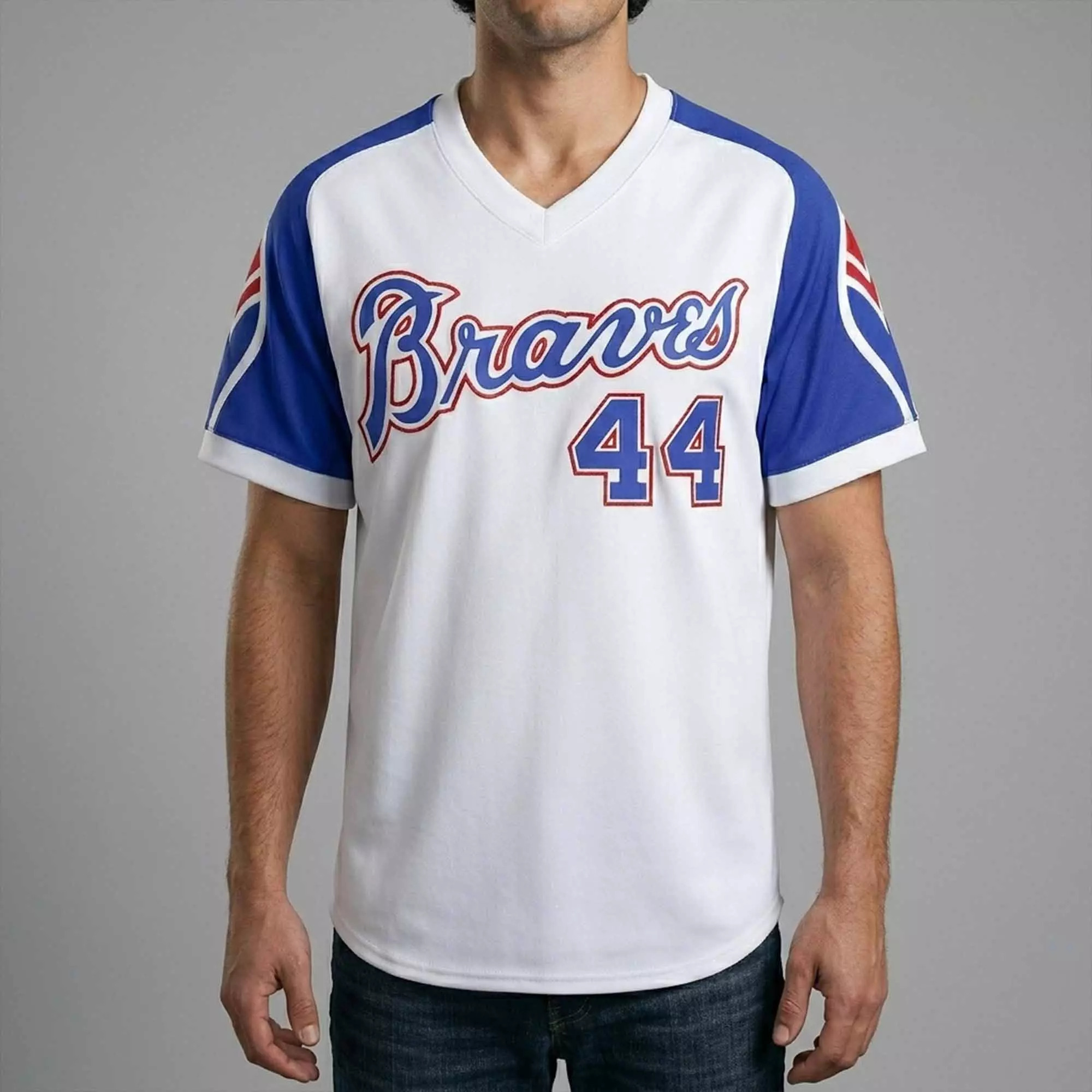 Atlanta Braves Hank Aaron White Throwback Cooperstown Jersey 2026 Atlanta Braves Hank Aaron White Throwback Cooperstown Jersey 2026