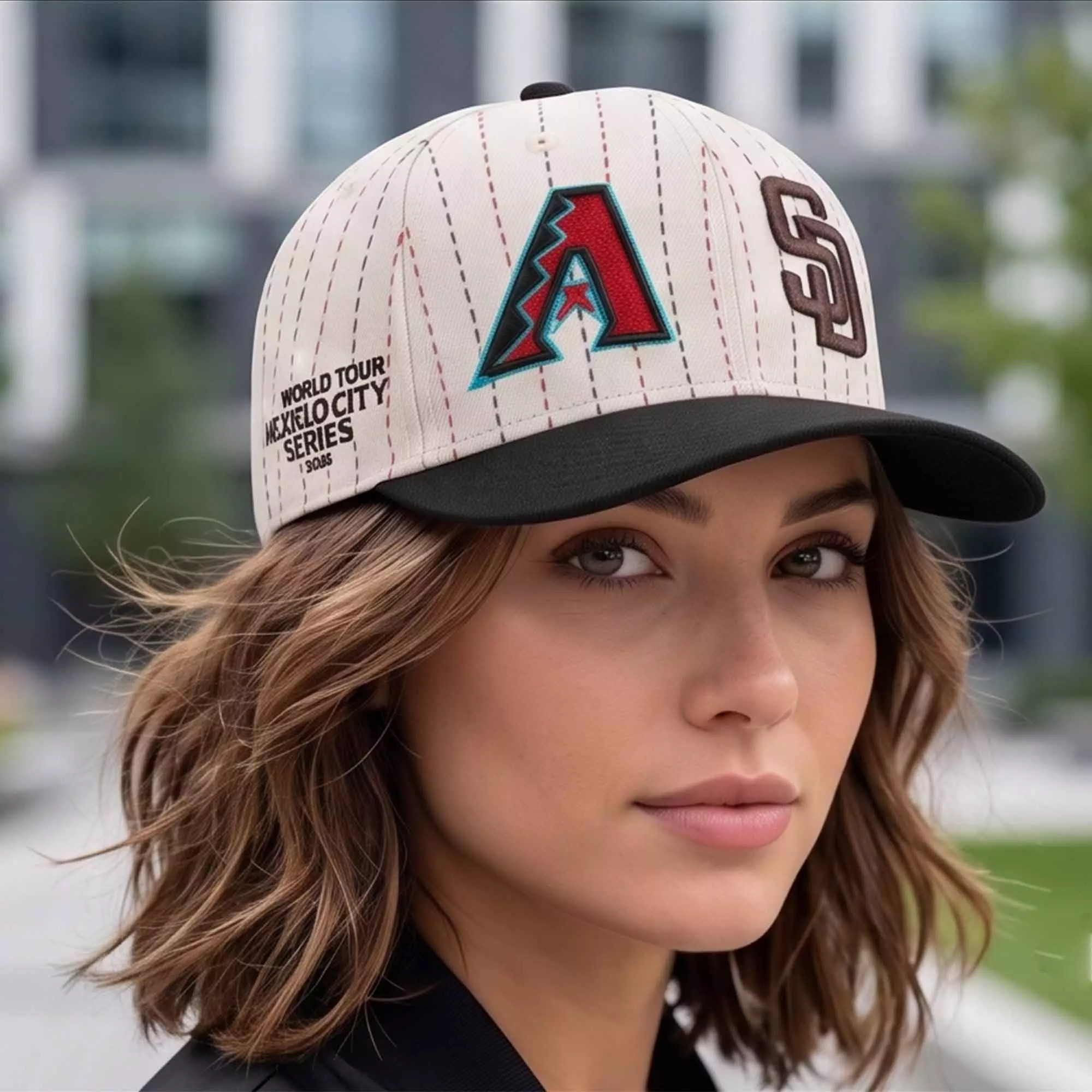 Diamondbacks vs Padres World Tour Mexico City 2026 Hat Diamondbacks vs Padres World Tour Mexico City 2026 Hat