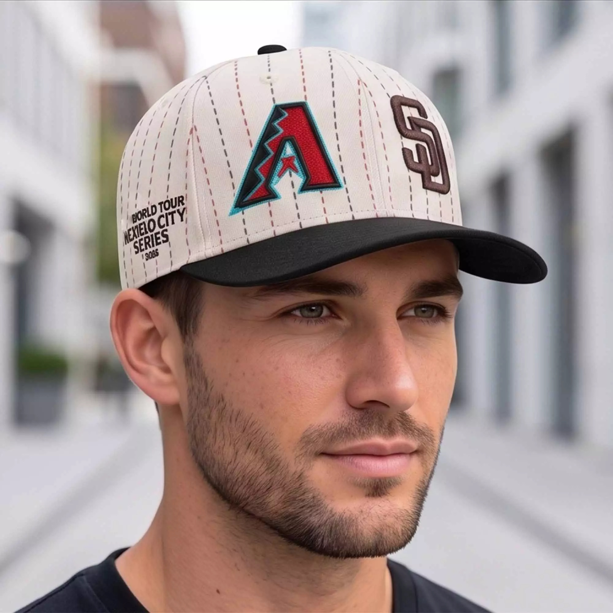 Diamondbacks vs Padres World Tour Mexico City 2026 Hat Diamondbacks vs Padres World Tour Mexico City 2026 Hat