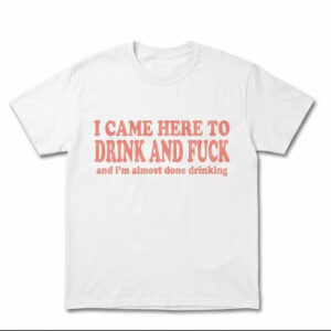 I Came Here To Drink And Fck Shirt