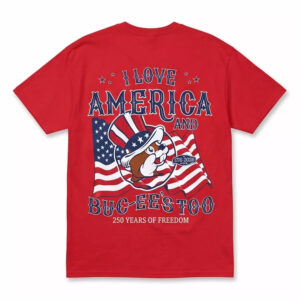 I Love America Buc-ee's 4th Of July 250 Years Of Freedom Shirt 1 I Love America Buc-ee's 4th Of July 250 Years Of Freedom Shirt