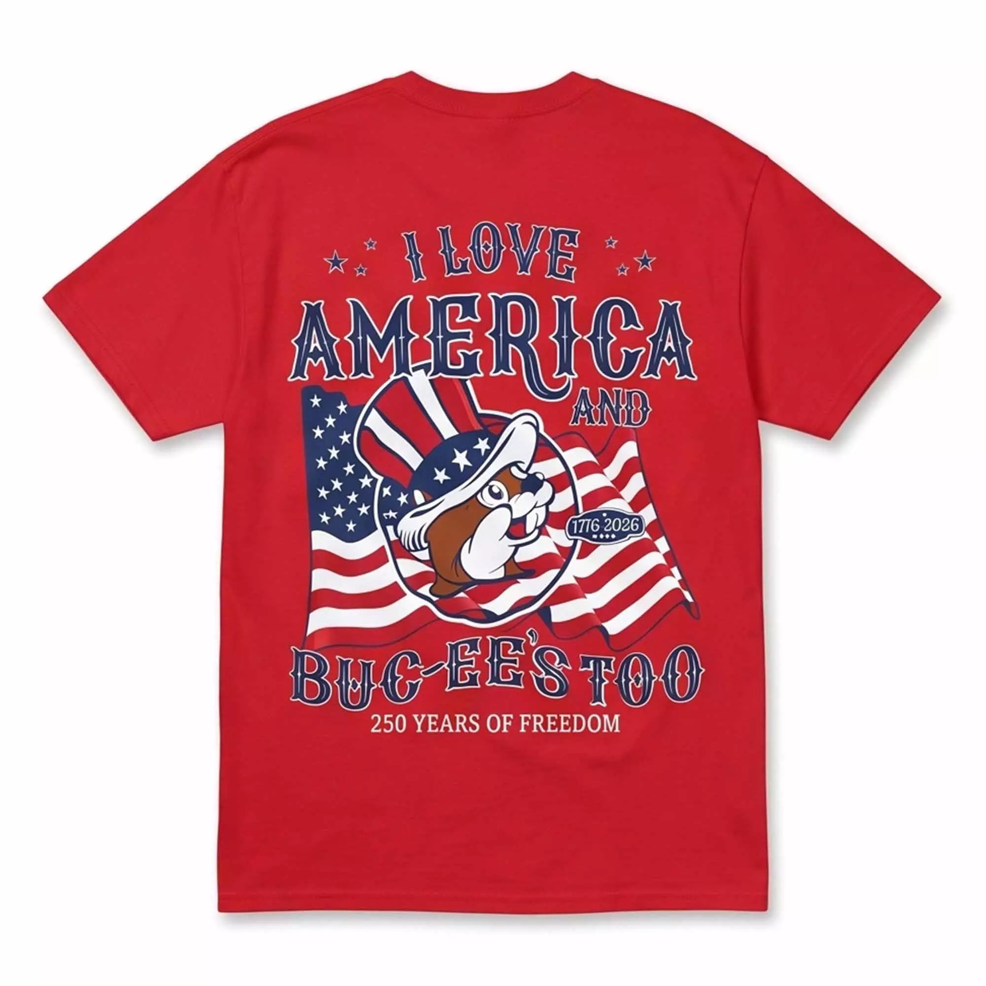 I Love America Buc-ee’s 4th Of July 250 Years Of Freedom Shirt I Love America Buc-ee’s 4th Of July 250 Years Of Freedom Shirt
