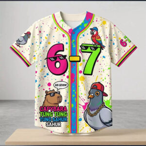 Legendary 6 7 Brainrot No Cap Fr Fr Jersey
