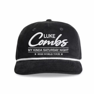 Luke Combs 2026 World Tour Cord Rope Hat 2 Luke Combs 2026 World Tour Cord Rope Hat