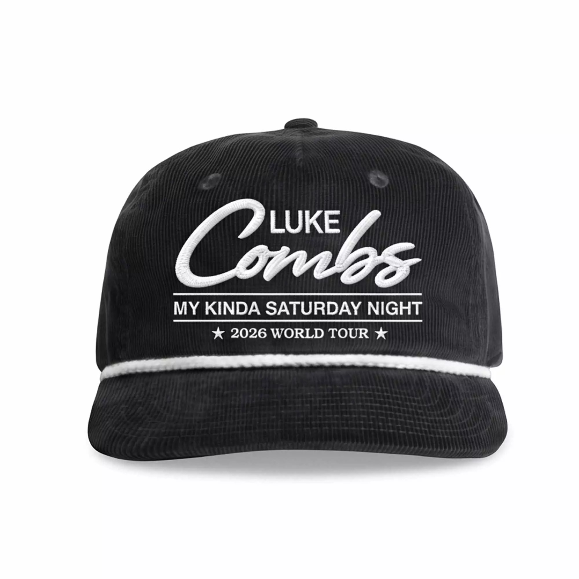 Luke Combs 2026 World Tour Cord Rope Hat Luke Combs 2026 World Tour Cord Rope Hat