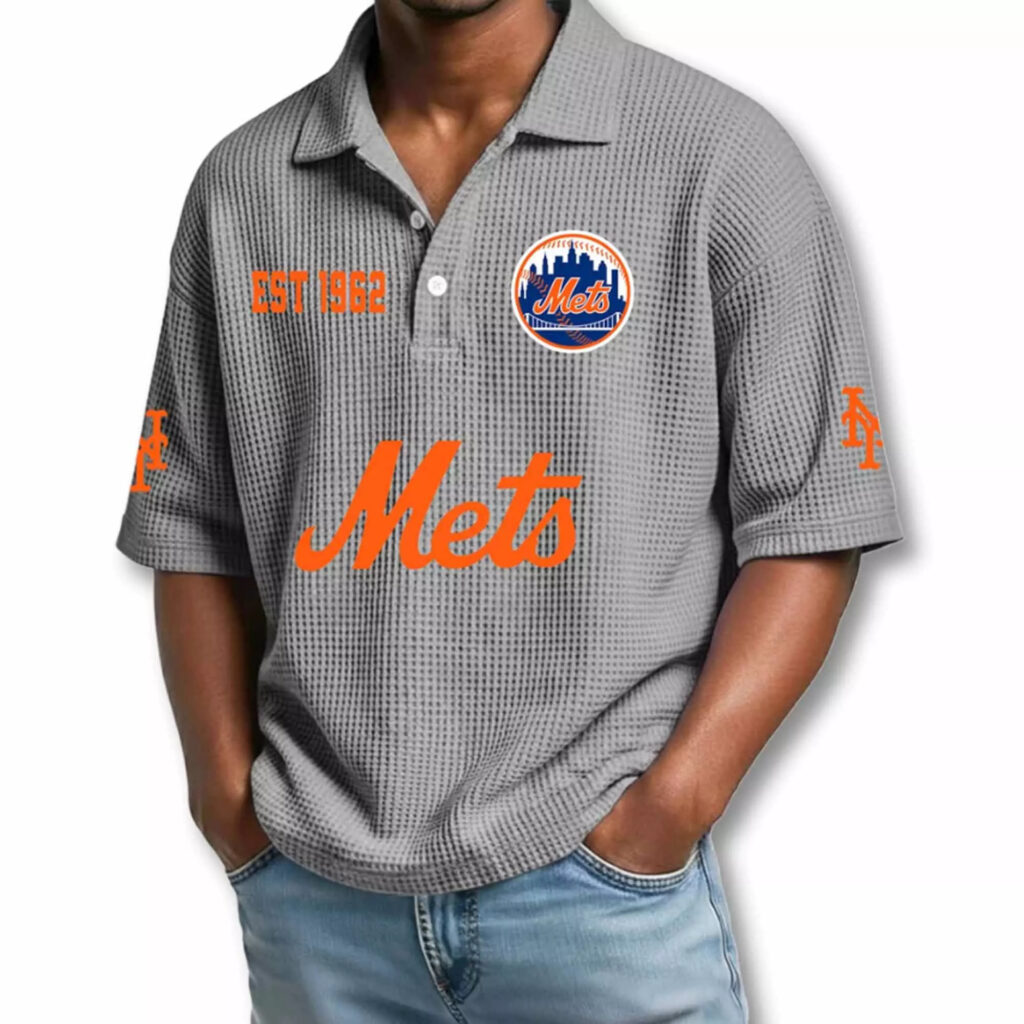 New York Mets EST 1962 Waffle T Shirt 2026