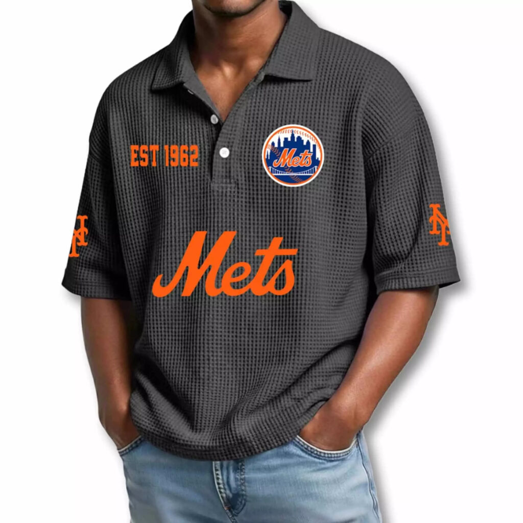 New York Mets EST 1962 Waffle T Shirt 2026