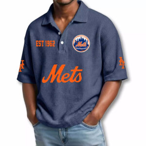 New York Mets EST 1962 Waffle T-Shirt 2026