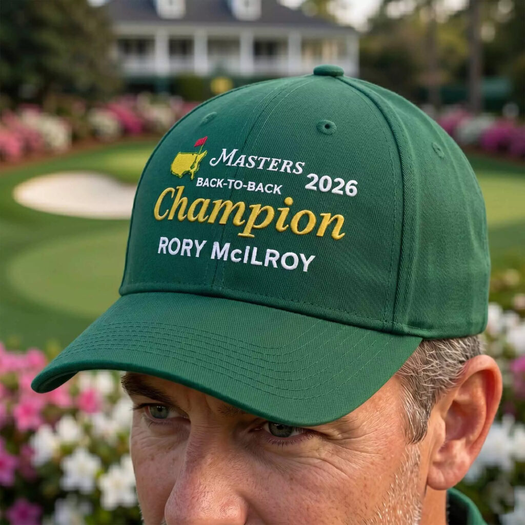Rory McIlroy Masters Golf 2026 Back to Back Champion Hat