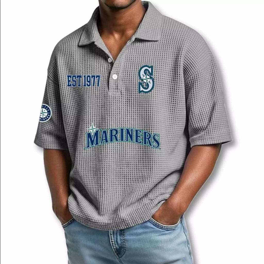 Seattle Mariners EST 1977 Waffle T Shirt 2026 1 Seattle Mariners EST 1977 Waffle T Shirt 2026
