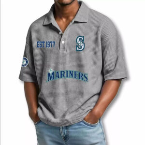 Seattle Mariners EST 1977 Waffle T-Shirt 2026 1 Seattle Mariners EST 1977 Waffle T-Shirt 2026