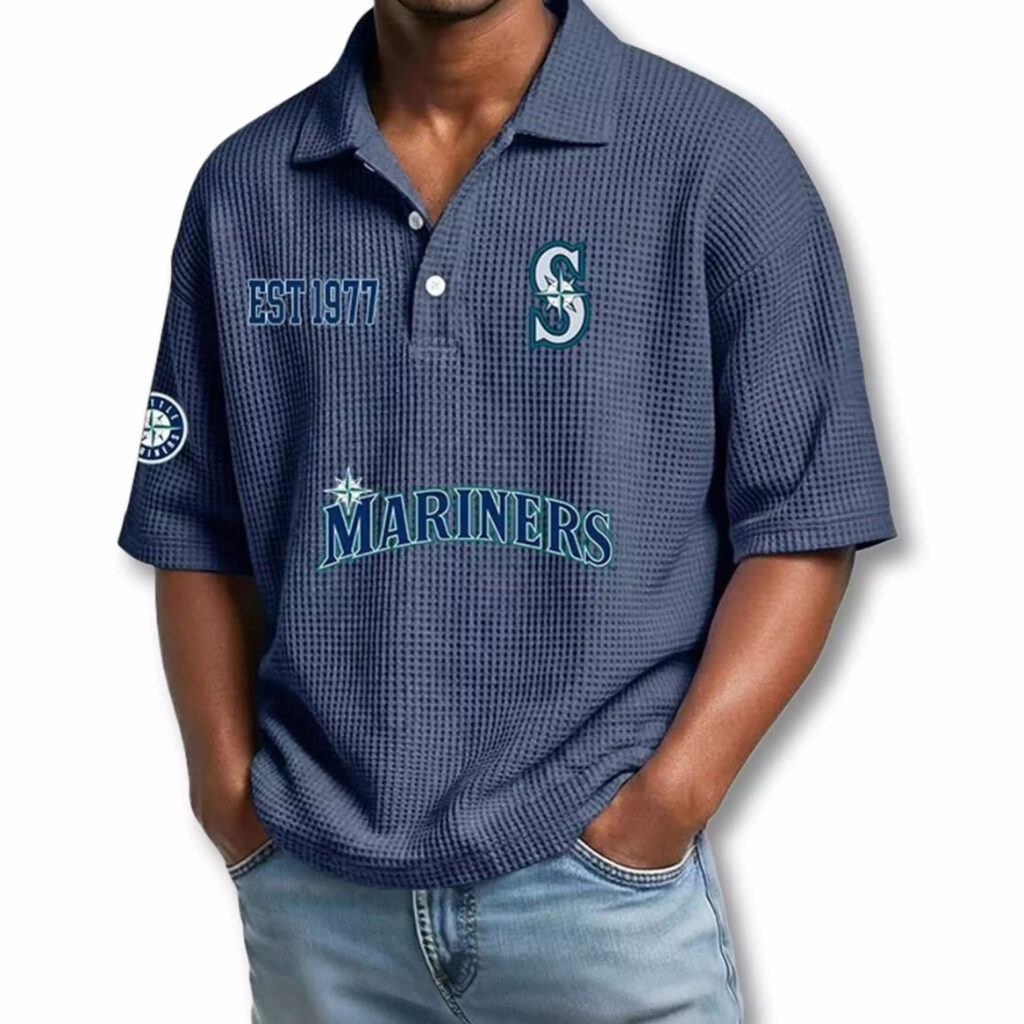 Seattle Mariners EST 1977 Waffle T Shirt 2026 2 Seattle Mariners EST 1977 Waffle T Shirt 2026