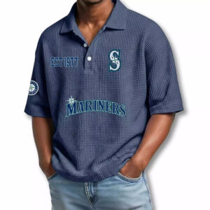 Seattle Mariners EST 1977 Waffle T-Shirt 2026 2 Seattle Mariners EST 1977 Waffle T-Shirt 2026
