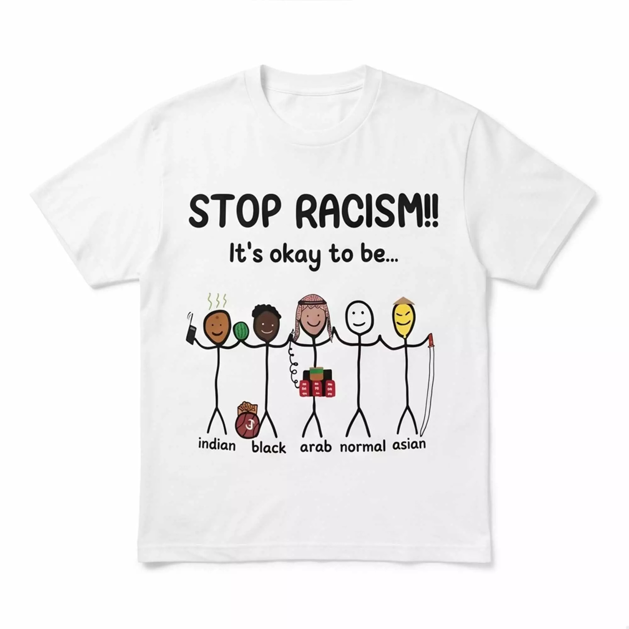 Stop Racism It’s Okay To Be Shirt Stop Racism It’s Okay To Be Shirt
