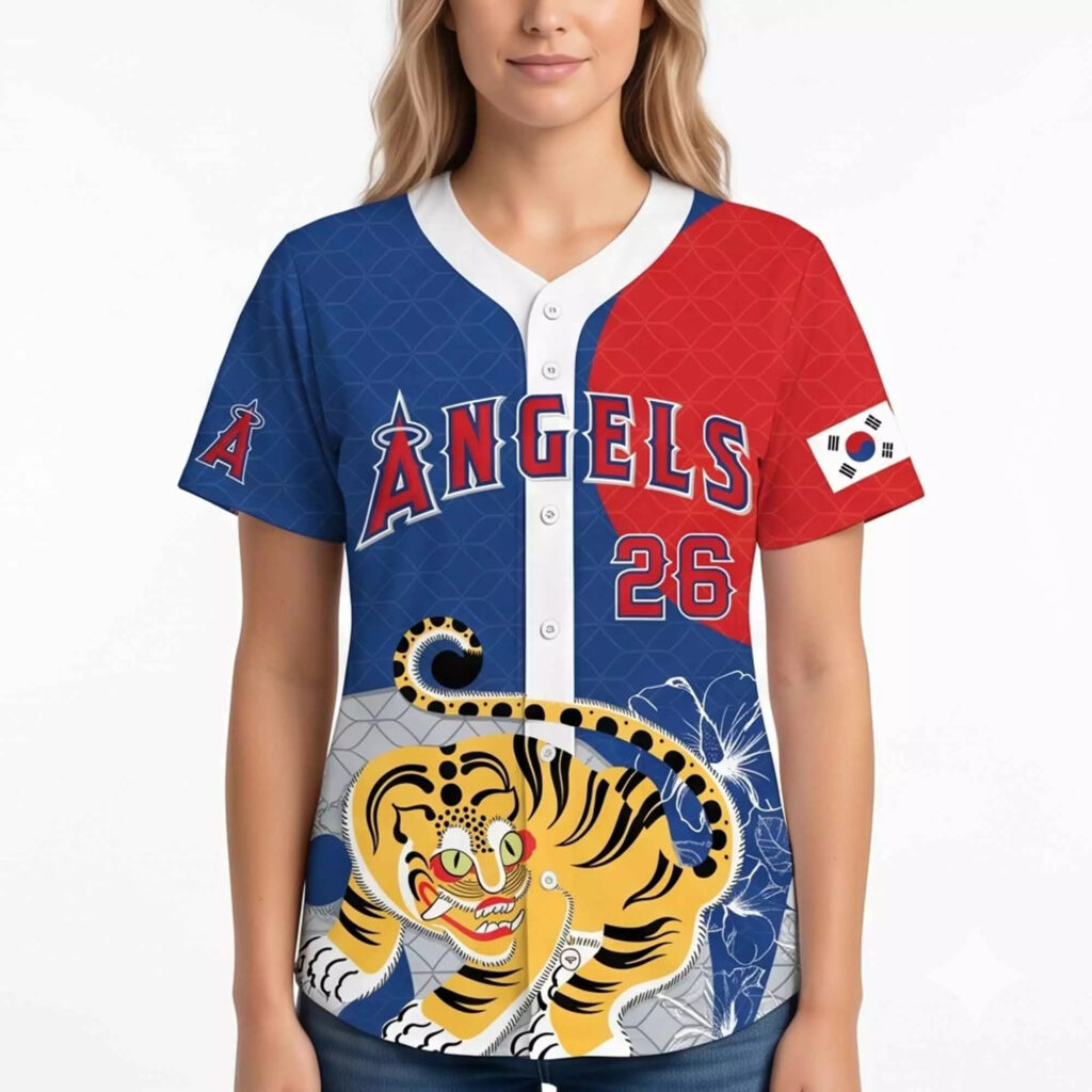 2026 Angels Korean Heritage Giveaway Jersey 2026 Angels Korean Heritage Giveaway Jersey