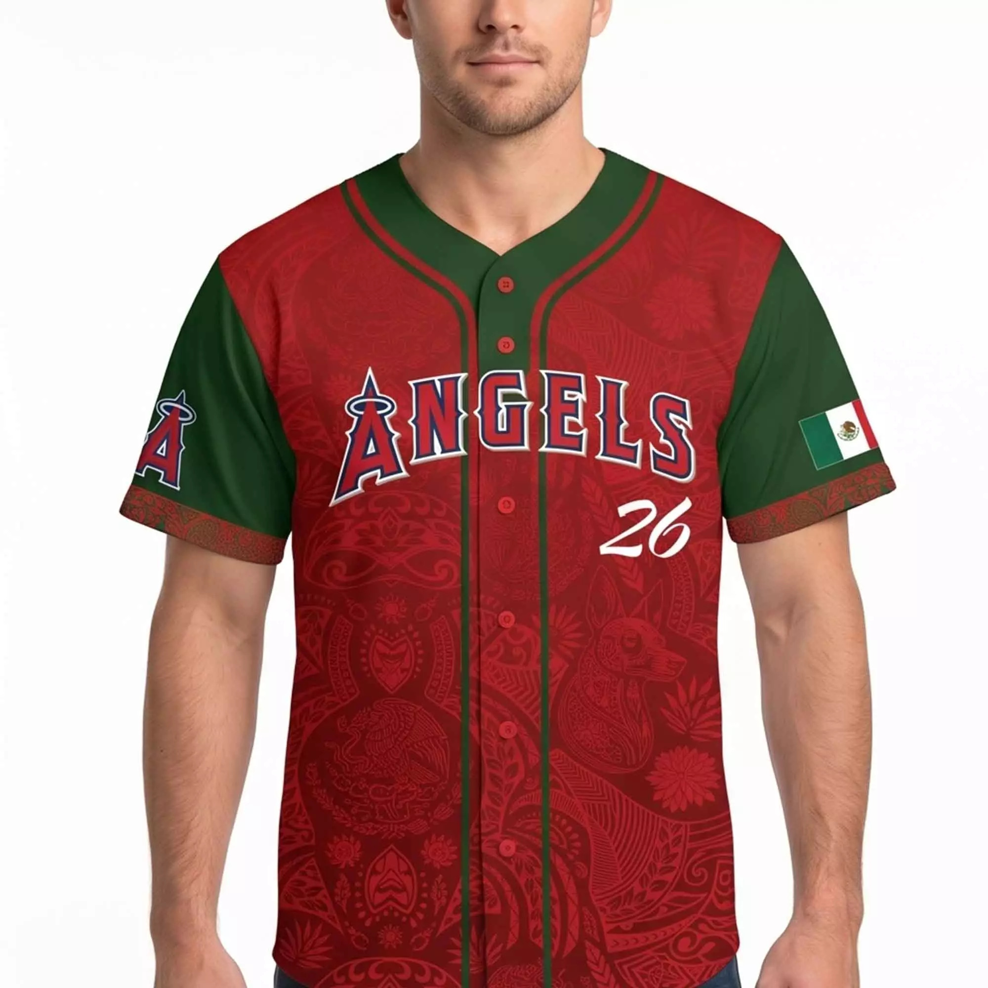 2026 Angels Mexico Heritage Giveaway Jersey 2026 Angels Mexico Heritage Giveaway Jersey