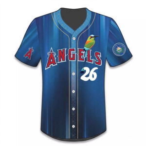 2026 Angels Salvadoran Heritage Giveaway Jersey 1 2026 Angels Salvadoran Heritage Giveaway Jersey
