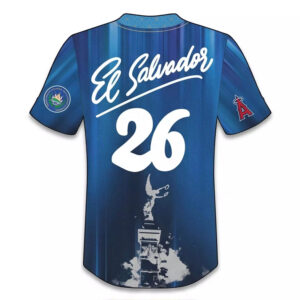 2026 Angels Salvadoran Heritage Giveaway Jersey 2 2026 Angels Salvadoran Heritage Giveaway Jersey