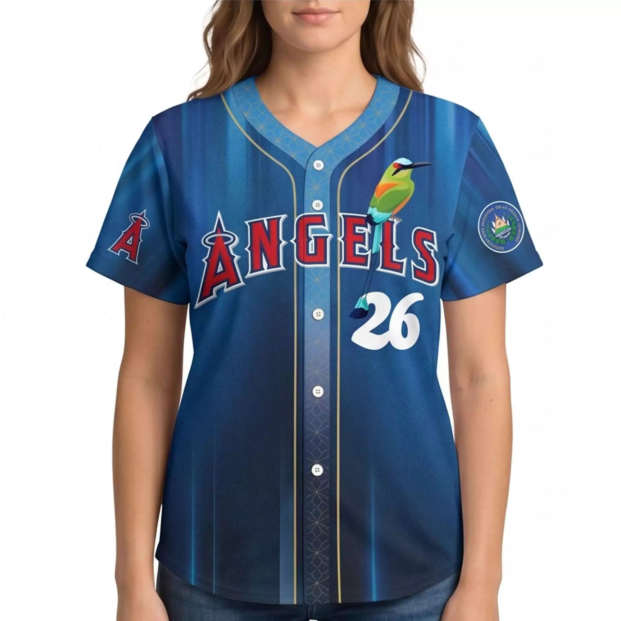 2026 Angels Salvadoran Heritage Giveaway Jersey 2026 Angels Salvadoran Heritage Giveaway Jersey