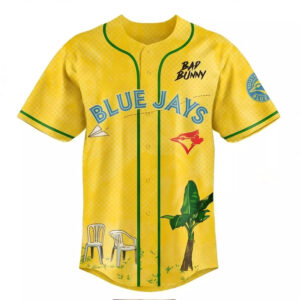 2026 Blue Jays Bad Bunny DeBí Tirar Más Fotos World Tour Jersey - Vibrant Top 1 2026 Blue Jays Bad Bunny DeBí Tirar Más Fotos World Tour Jersey - Vibrant Top