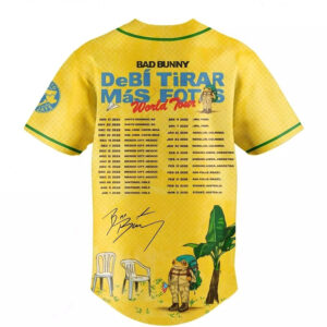 2026 Blue Jays Bad Bunny DeBí Tirar Más Fotos World Tour Jersey - Vibrant Top 2 2026 Blue Jays Bad Bunny DeBí Tirar Más Fotos World Tour Jersey - Vibrant Top