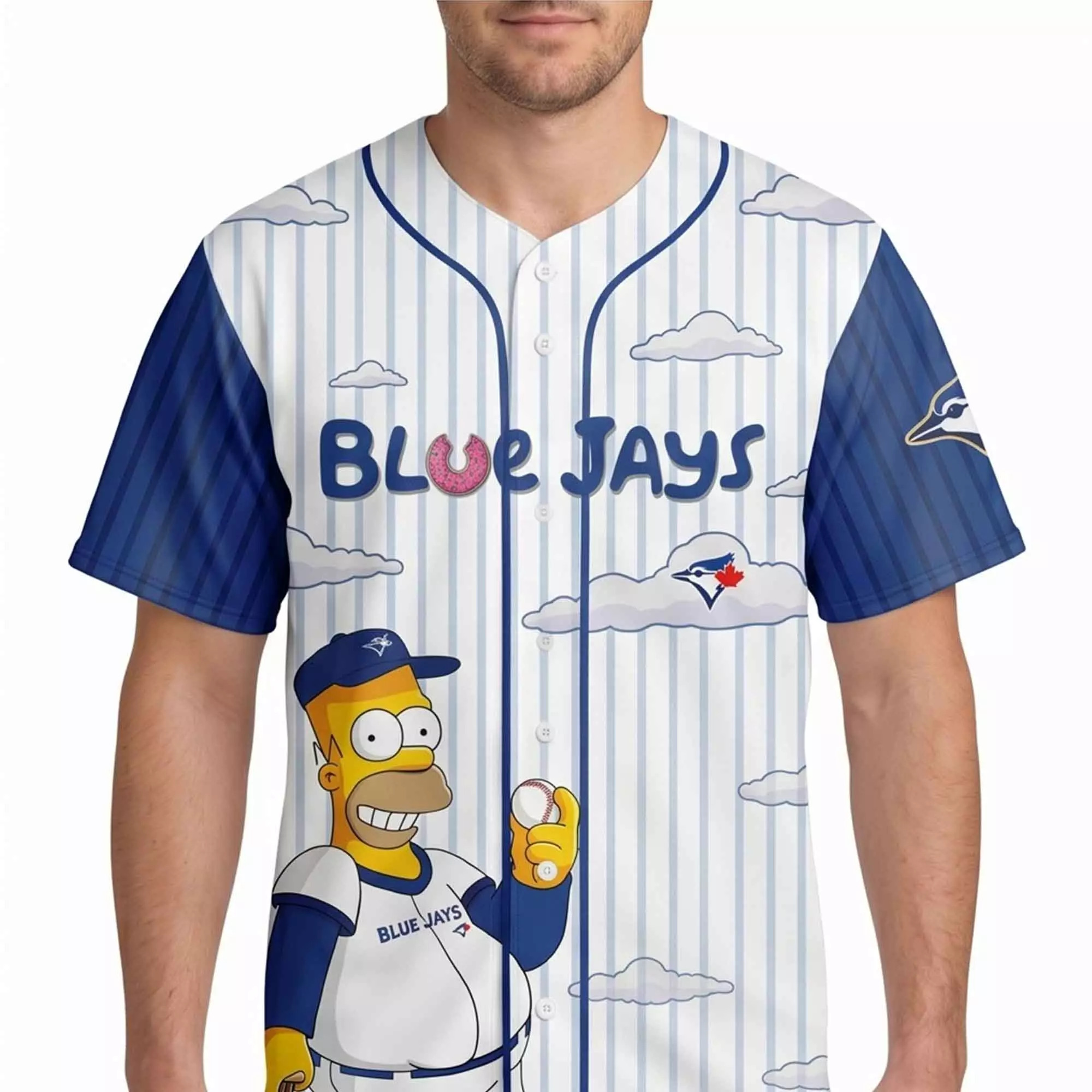 2026 Blue Jays The Simpson Jersey – Colorful Fan Baseball Shirt 2026 Blue Jays The Simpson Jersey – Colorful Fan Baseball Shirt