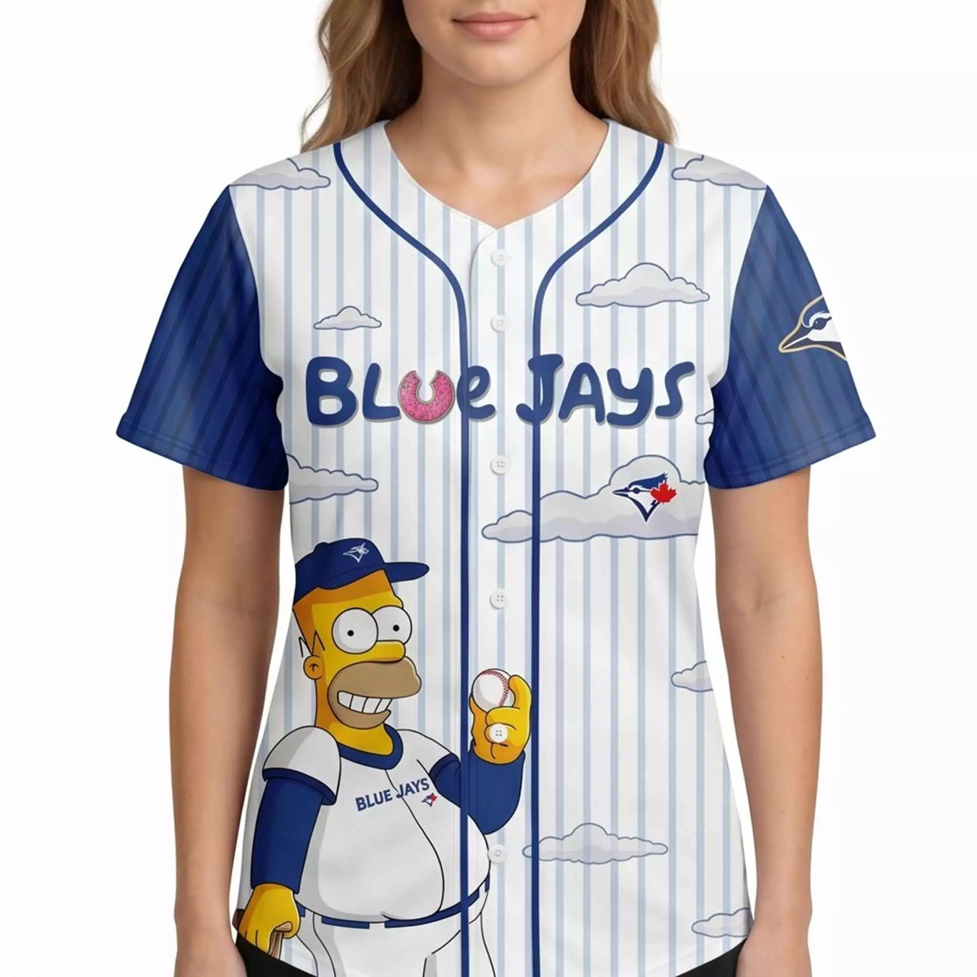 2026 Blue Jays The Simpson Jersey – Colorful Fan Baseball Shirt 2026 Blue Jays The Simpson Jersey – Colorful Fan Baseball Shirt