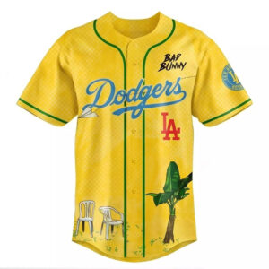 2026 Dodgers Bad Bunny DeBí Tirar Más Fotos World Tour Jersey - Vibrant Top