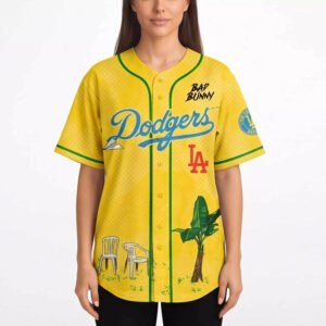 2026 Dodgers Bad Bunny DeBí Tirar Más Fotos World Tour Jersey - Vibrant Top