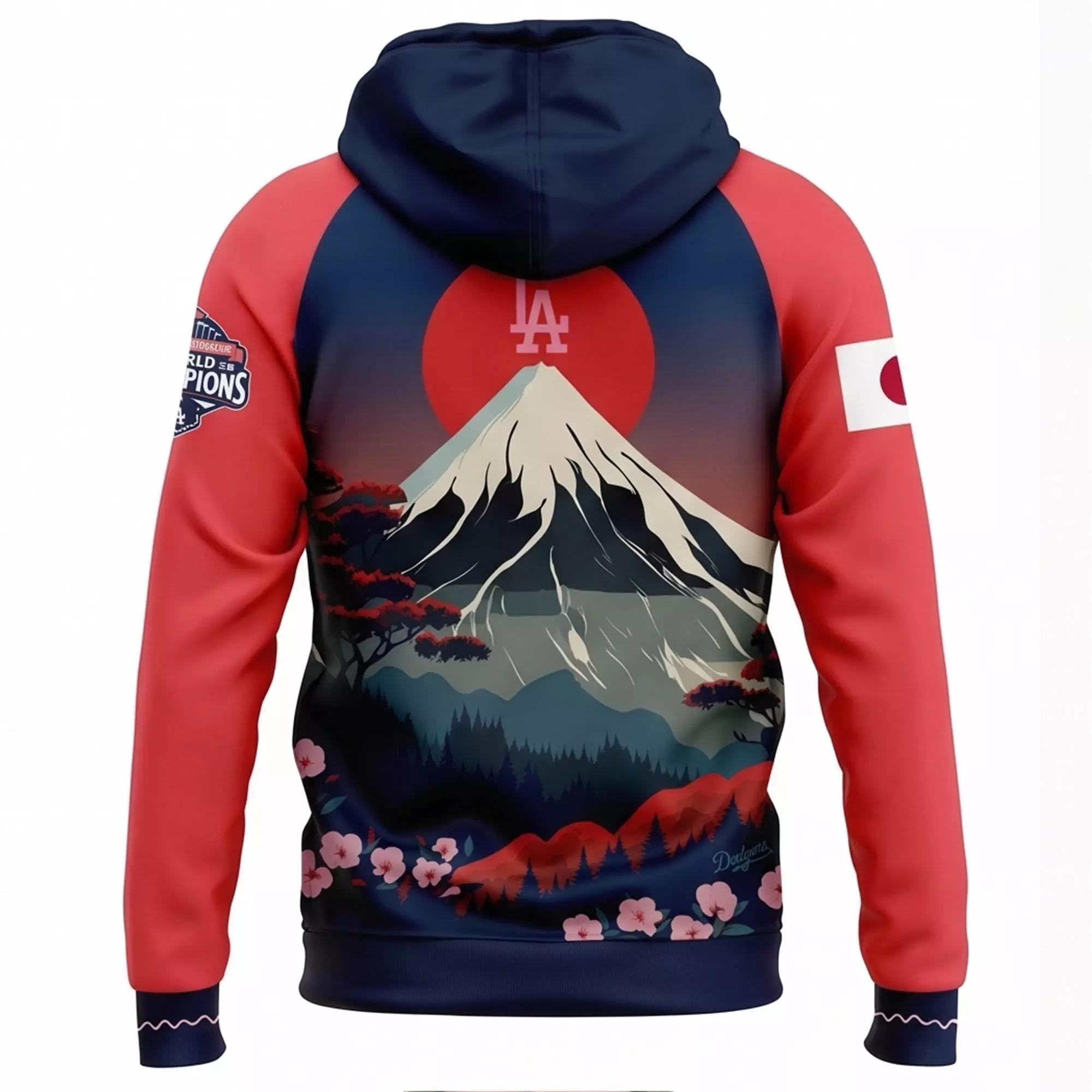2026 Dodgers Japan Heritage Night Hoodie 2026 Dodgers Japan Heritage Night Hoodie