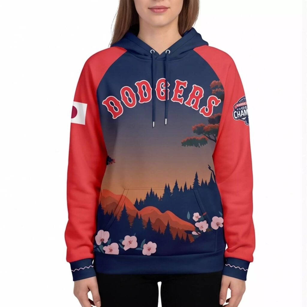 2026 Dodgers Japan Heritage Night Hoodie 2026 Dodgers Japan Heritage Night Hoodie