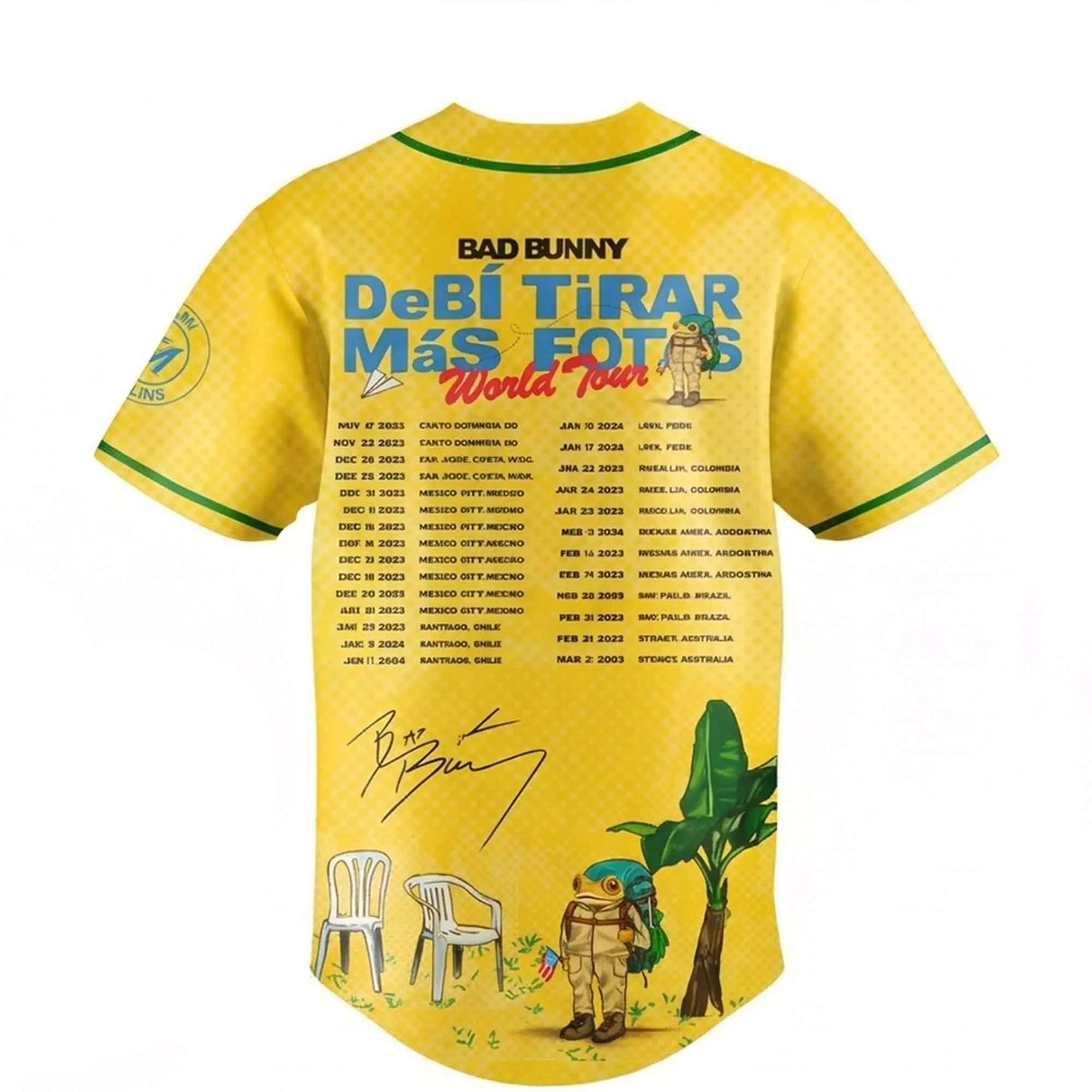 2026 Marlins Bad Bunny DeBí Tirar Más Fotos World Tour Jersey – Vibrant Top 2026 Marlins Bad Bunny DeBí Tirar Más Fotos World Tour Jersey – Vibrant Top