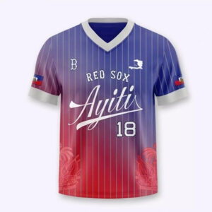2026 Red Sox Haitian Celebration Giveaway Jersey - Vibrant Shirt 1 2026 Red Sox Haitian Celebration Giveaway Jersey - Vibrant Shirt