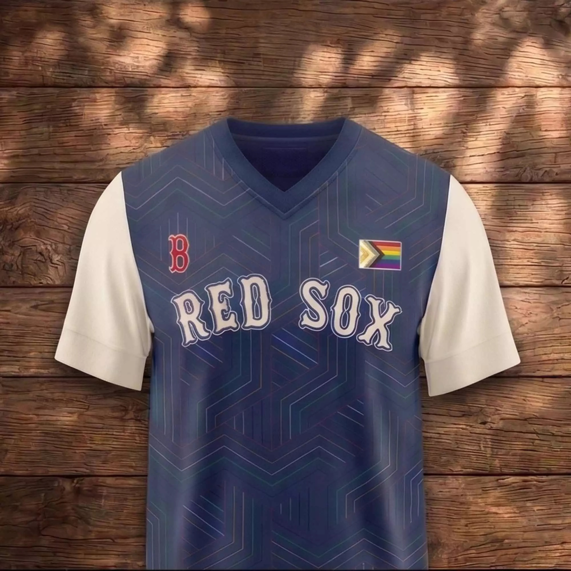 2026 Red Sox Pride Night Giveaway Jersey – Vibrant Fan Top 2026 Red Sox Pride Night Giveaway Jersey – Vibrant Fan Top