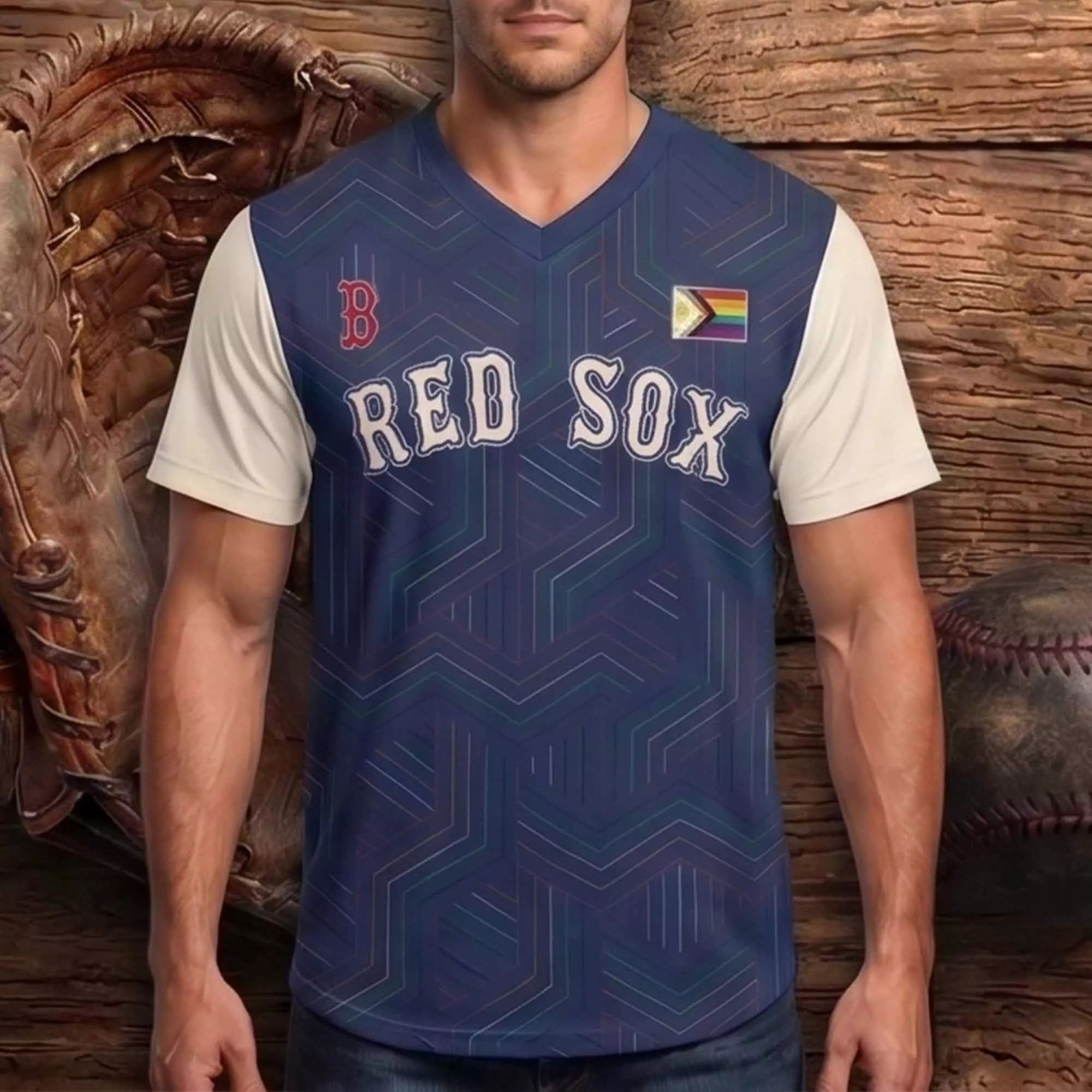 2026 Red Sox Pride Night Giveaway Jersey – Vibrant Fan Top 2026 Red Sox Pride Night Giveaway Jersey – Vibrant Fan Top