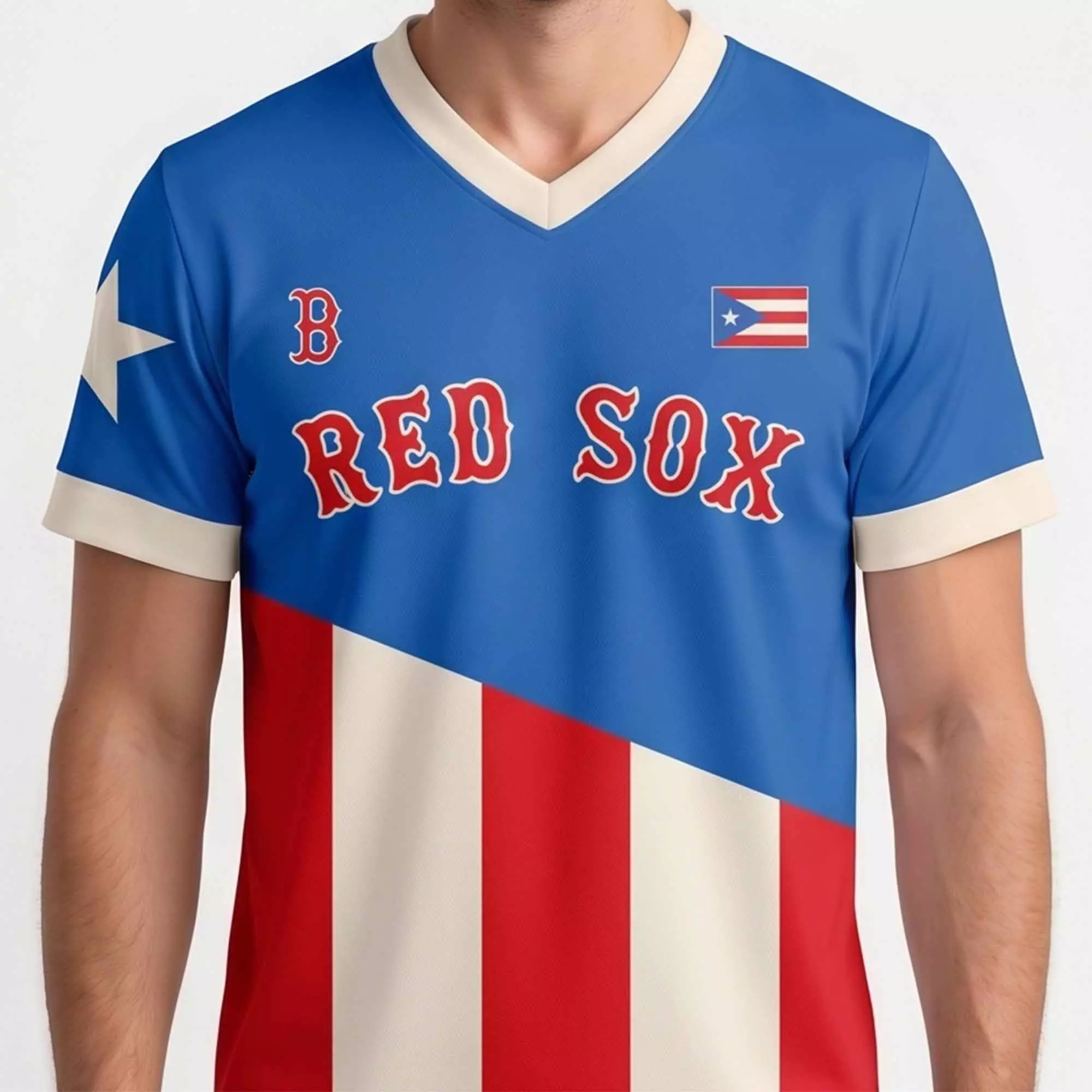 2026 Red Sox Puerto Rican Giveaway Jersey – Vibrant Shirt 2026 Red Sox Puerto Rican Giveaway Jersey – Vibrant Shirt