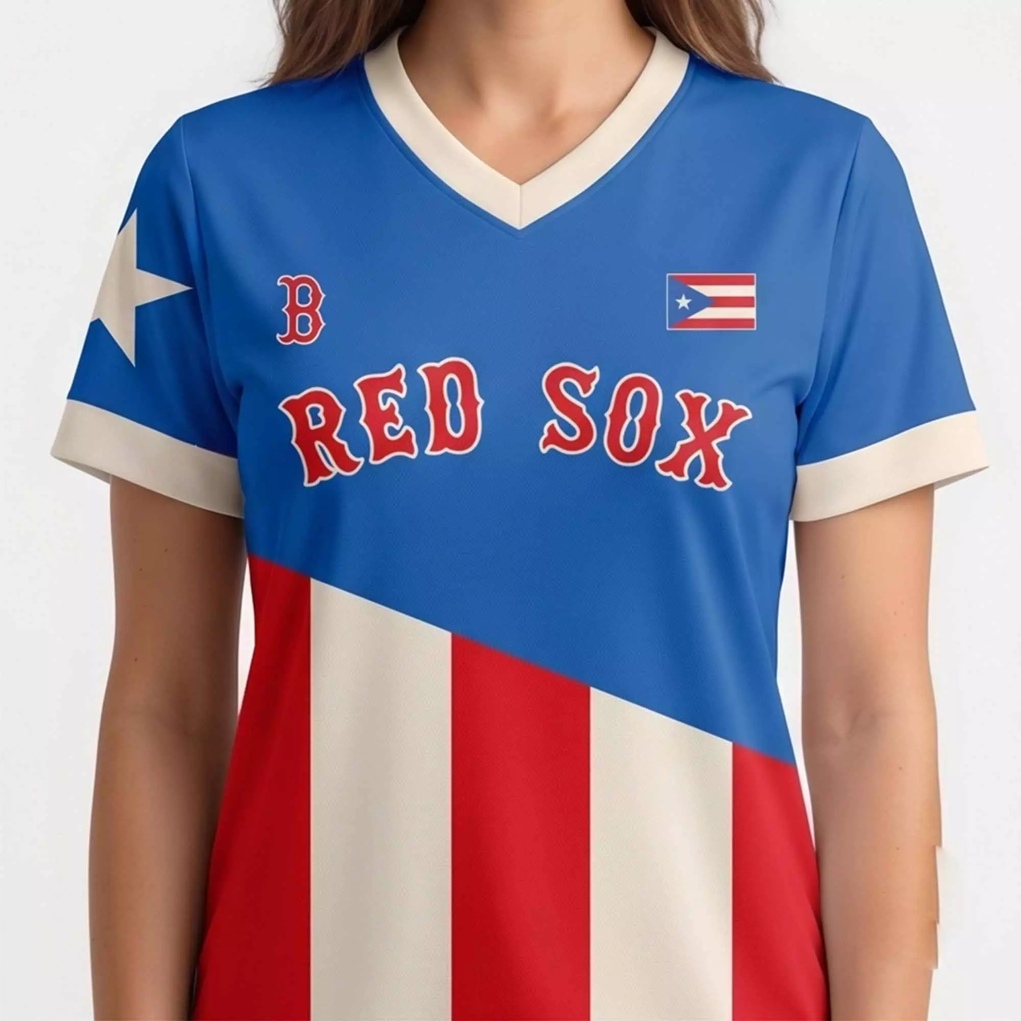 2026 Red Sox Puerto Rican Giveaway Jersey – Vibrant Shirt 2026 Red Sox Puerto Rican Giveaway Jersey – Vibrant Shirt