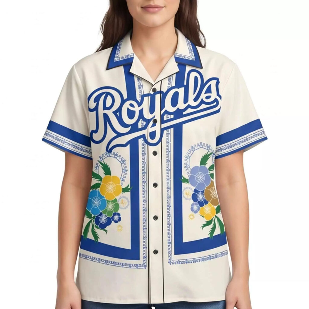 2026 Royals Here Comes the Bloom Giveaway Hawaiian Shirt 2026 Royals Here Comes the Bloom Giveaway Hawaiian Shirt