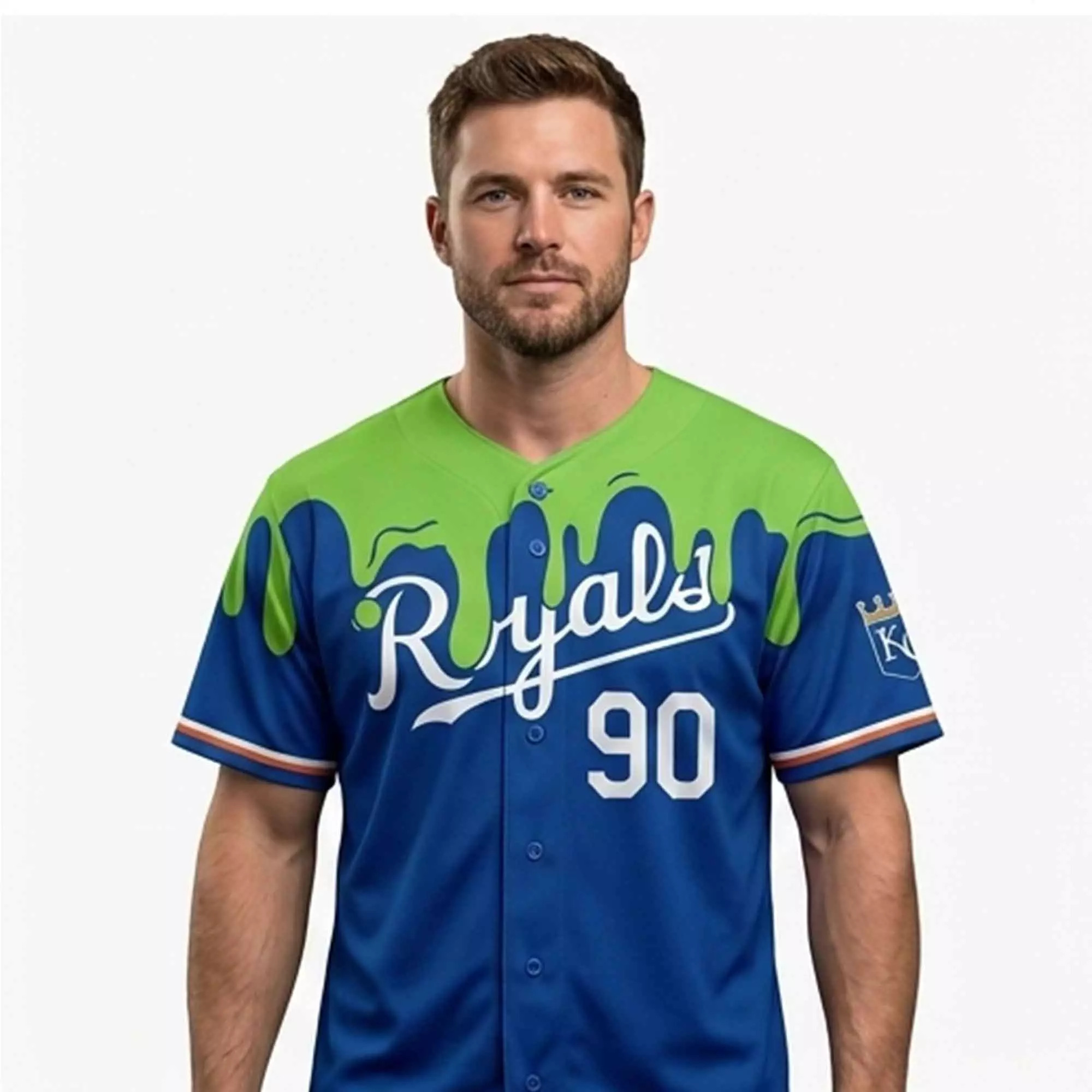 2026 Royals Nickelodeon Night Slime Giveaway Jersey – Vibrant Top 2026 Royals Nickelodeon Night Slime Giveaway Jersey – Vibrant Top
