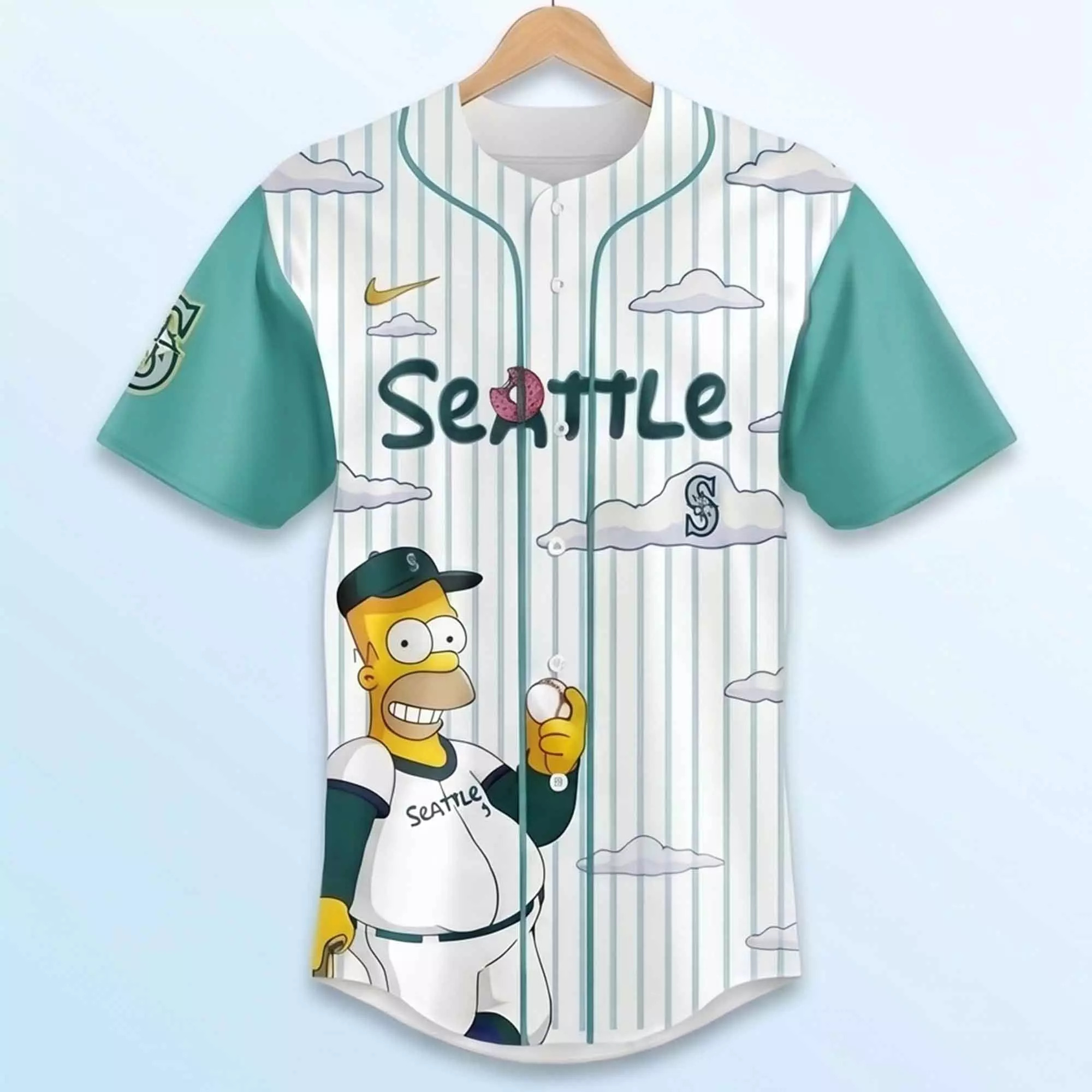 2026 Seattle The Simpson Jersey – Vibrant Fan Baseball Shirt 2026 Seattle The Simpson Jersey – Vibrant Fan Baseball Shirt