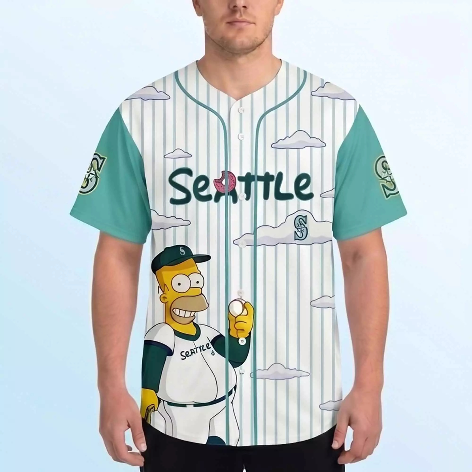 2026 Seattle The Simpson Jersey – Vibrant Fan Baseball Shirt 2026 Seattle The Simpson Jersey – Vibrant Fan Baseball Shirt