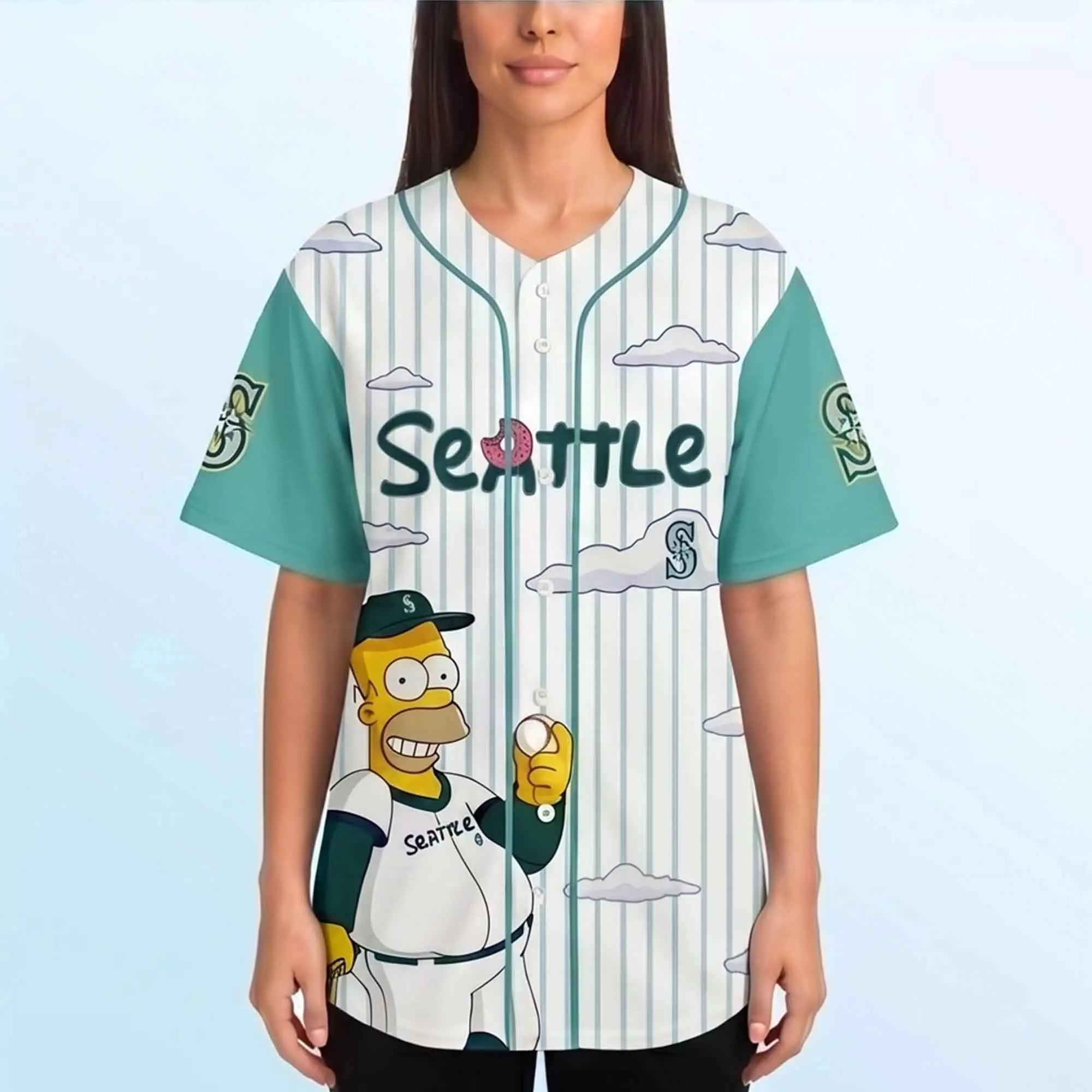 2026 Seattle The Simpson Jersey – Vibrant Fan Baseball Shirt 2026 Seattle The Simpson Jersey – Vibrant Fan Baseball Shirt