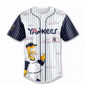 2026 Yankees The Simpson Jersey - Vibrant Fan Baseball Shirt