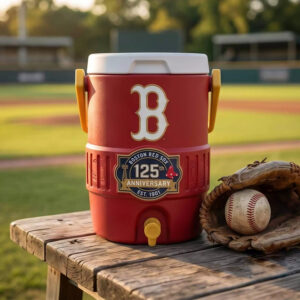Boston Red Sox 125th Anniversary Beverage Cooler Cup Boston Red Sox 125th Anniversary Beverage Cooler Cup