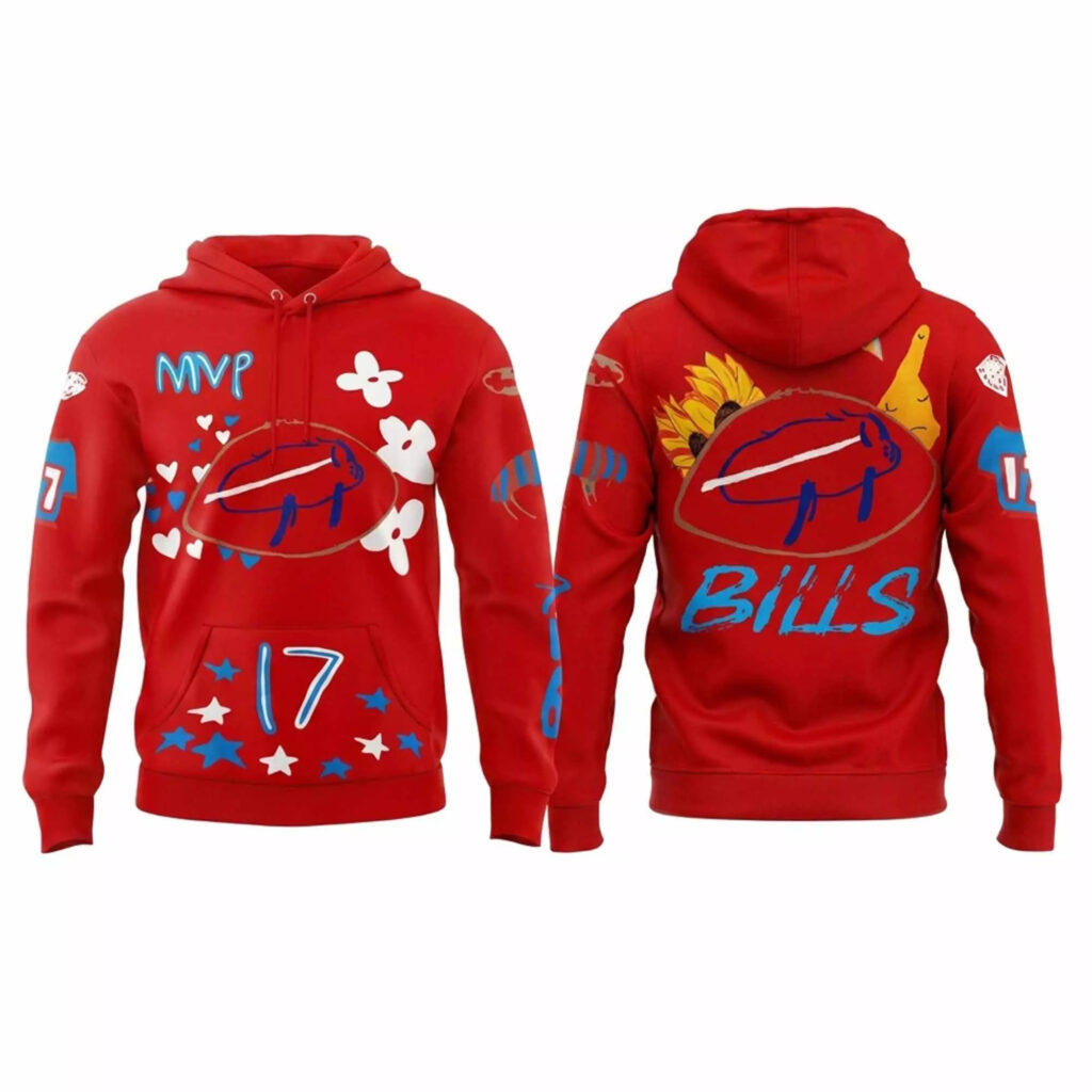 Buffalo Bills 2026 Billustration Hoodie Buffalo Bills 2026 Billustration Hoodie