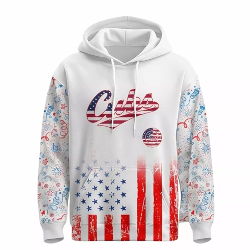 Chicago Cubs 250th USA Anniversary Hoodie Chicago Cubs 250th USA Anniversary Hoodie