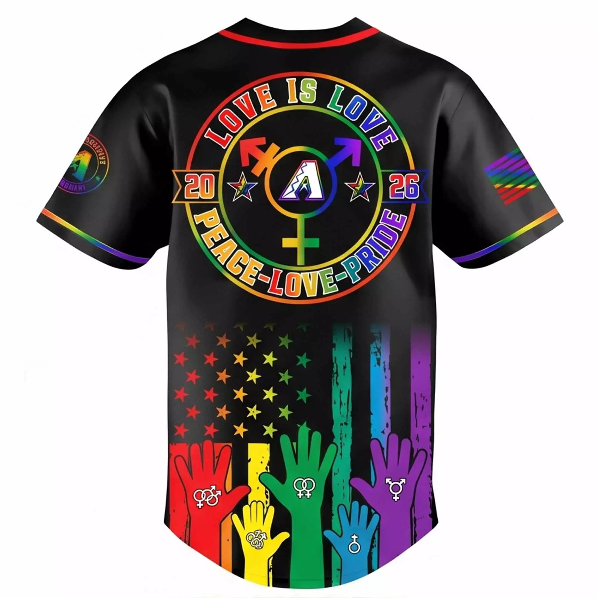 Dbacks Pride Month 2026 Baseball Jersey Dbacks Pride Month 2026 Baseball Jersey